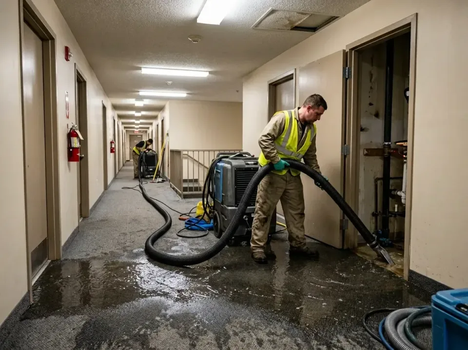 multi-unit-apartment-hallway-f-005 — frequently asked questions, Emergency Burst Pipe Water Extraction & Removal in Redland,…